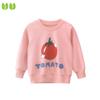 Brand Girls' Sweater New Children's Cartoon 100% Cotton Top