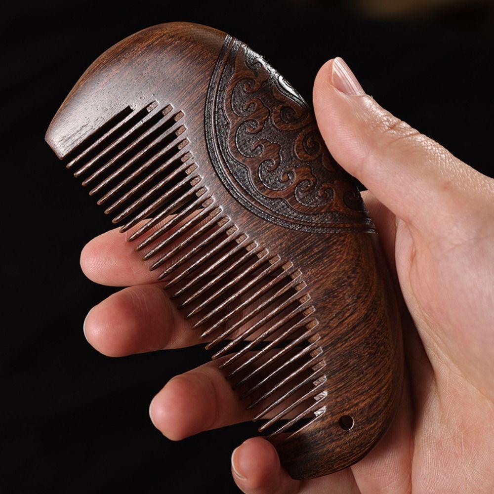 Антистатическая расческа для волос, деликатная сандаловая расческа, инструмент для укладки волос, инструмент для ухода за волосами, бьюти-аксессуары