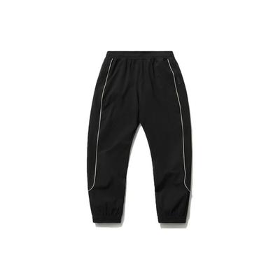 Свободные спортивные штаны Li Ning Badfive Basketball Series с манжетами, женские, черные, AYKR132-2