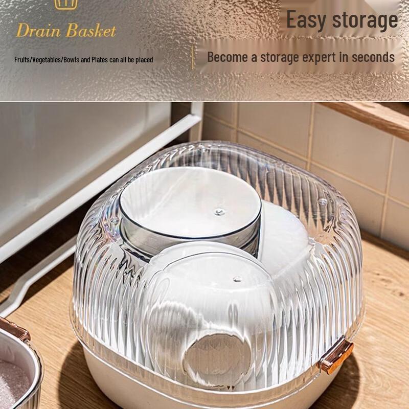 Multi-functional Double-Layer Drain Basket