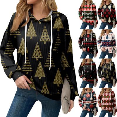 Толстовки для женщин оверсайз зимние милые свитшоты пуловер трендовая осенняя одежда