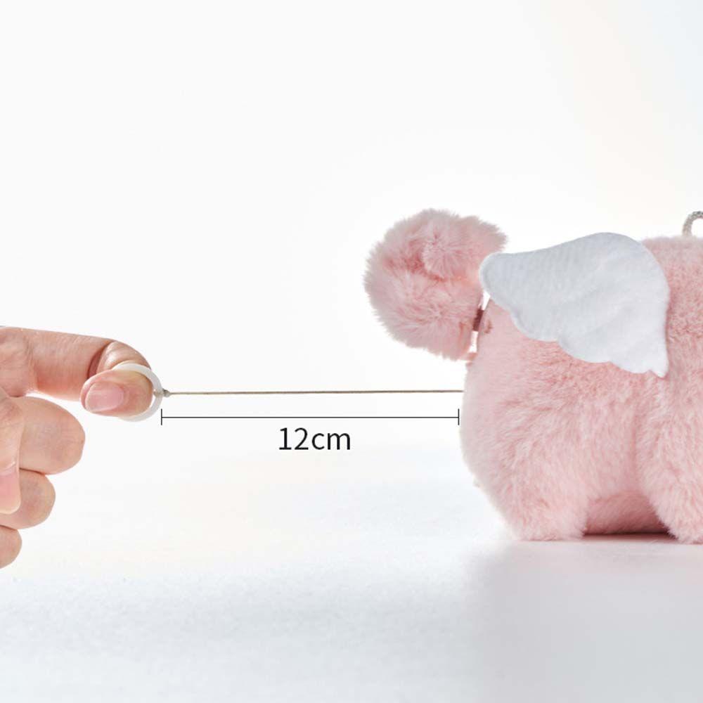 Shaking Tail Wings Birthday Gifts Plush Key chain Angel Big Toy Flying Pig Toy Cartoon Plush Doll