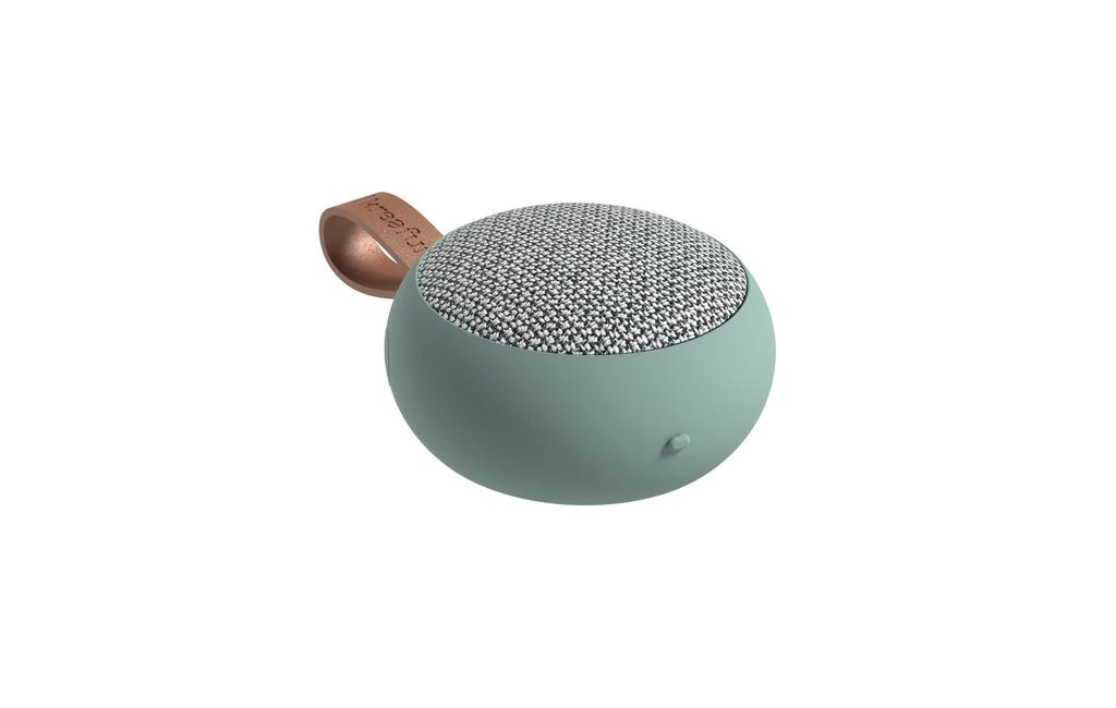 KREAFUNK aGO II FABRIC беспроводной портативный динамик для зарядки IPX5 уровень водонепроницаемости дизайн ПЫЛЬНО-ЗЕЛЕНЫЙ Bluetooth5.1 Type-C