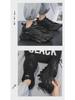 Мужские летние дышащие кроссовки Black Warrior Trendy - толстая подошва, универсальные, модные, черные кроссовки Dad