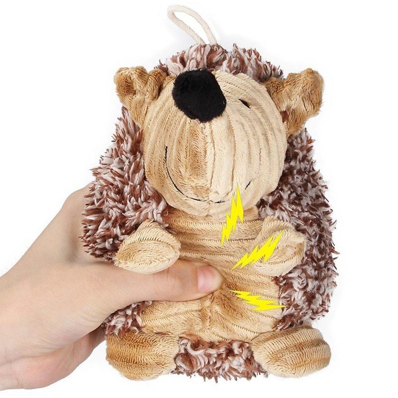 Кофейный ёжик, совершенно новая звуковая игрушка для домашних животных, пищащая игрушка, игрушка для собак