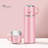 Портативная бутылка для воды из нержавеющей стали, герметичная двухслойная чашка с вакуумной изоляцией, большая емкость, пищевая посуда для напитков, модная автомобильная кружка для воды