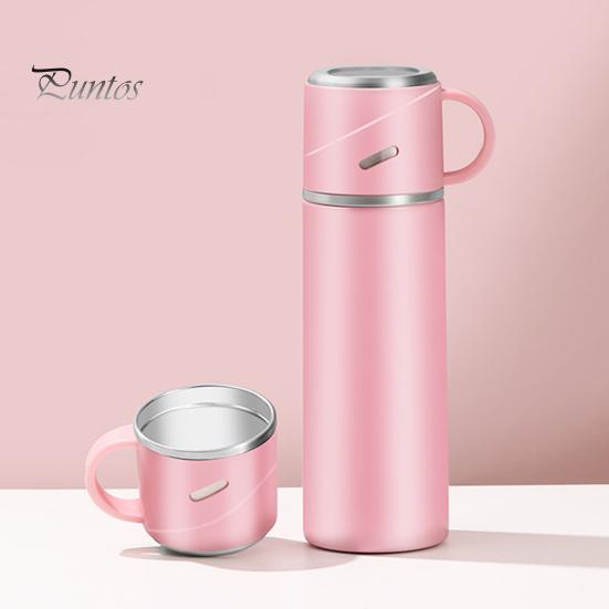 Портативная бутылка для воды из нержавеющей стали, герметичная двухслойная чашка с вакуумной изоляцией, большая емкость, пищевая посуда для напитков, модная автомобильная кружка для воды