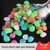 Artificial Glowing Pebbles for Aquariums and Garden Landscaping