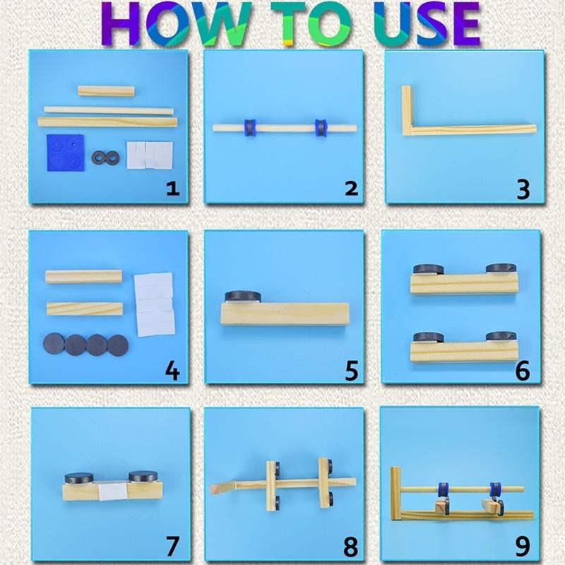 Левитационная ручка Модель Набор игрушек для мальчиков Образовательный Исследовательский Физический Научный Эксперимент Сборка Игрушка Улучшает IQ Способность Мыслить