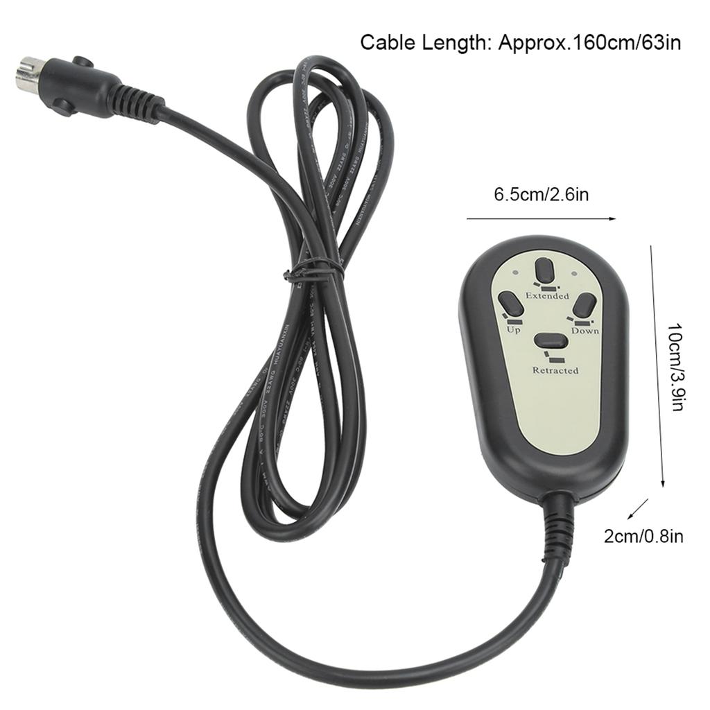 Electric Recliner Chair Sofa 4 Button Remote Control Hand Switch Controller for Dual Motor Recliner(Straight Head )