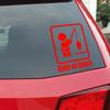 Baby On Board Fishing Забавный автомобиль Светоотражающая наклейка Окно Тела Наклейка Украшение