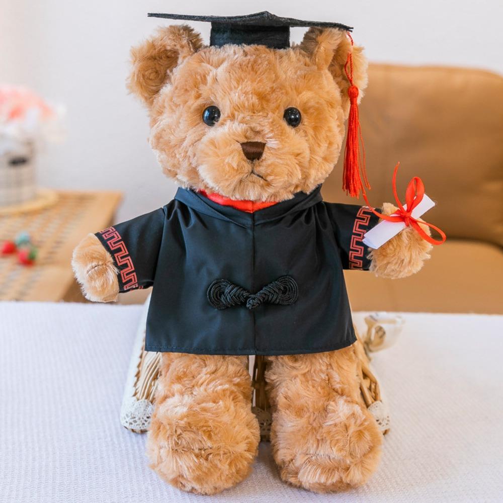 30cm Cute Stuffed Animal Doll Soft Graduation Gift Creative Doctor Bear Plush Toy Graduation