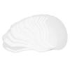 50pcs Disposable Face Visors Transparent Protective Shower Visors for Eyeliner Eyebrow Tattooing Eyelash Extension Hair