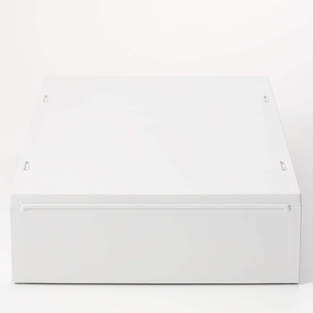 MUJI Recycled Polypropylene Small Storage Case White Gray W26 x D37 x H9cm 84799686 Direct from Japan