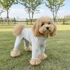 Warm Elastic Pet Jumpsuit Windproof Dog Fleece Pajamas Pet Four Legged Pants  Small Medium Dogs
