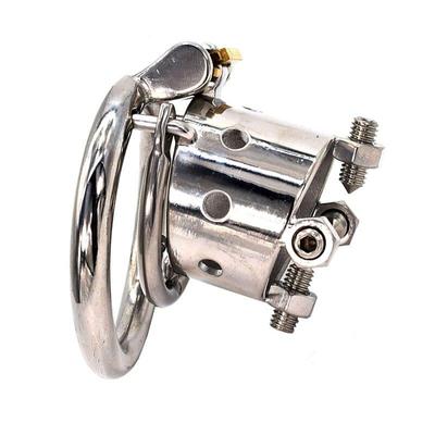 БДСМ CB Lock Клетка для пениса для мужчин Кольцо на член Сексуальное рабское кольцо из нержавеющей стали для взрослых Секс-игрушки Мошонка Рогоносец Пояс целомудрия Устройство