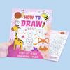Step-by-Step Drawing Book Lovely Educational Early Learning Food Animal-Themed Coloring Book Easy to Draw