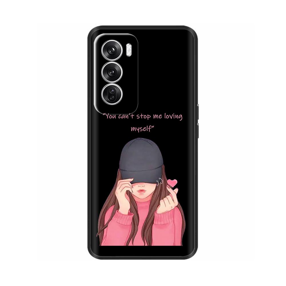 Роскошный painted чехол для OPPO Reno 12 Pro Задняя крышка Силиконовый чехол для телефона для OPPO Reno 12 Reno12 Pro 5G Защитный корпус Capas