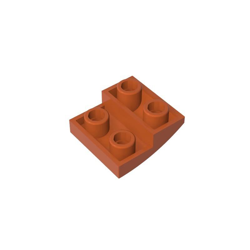 10 ШТ 32803 Наклонная Изогнутая 2x2x2/3 Строительный Блок Moc Совместимый с Кирпичиком DIY Детская Игрушка