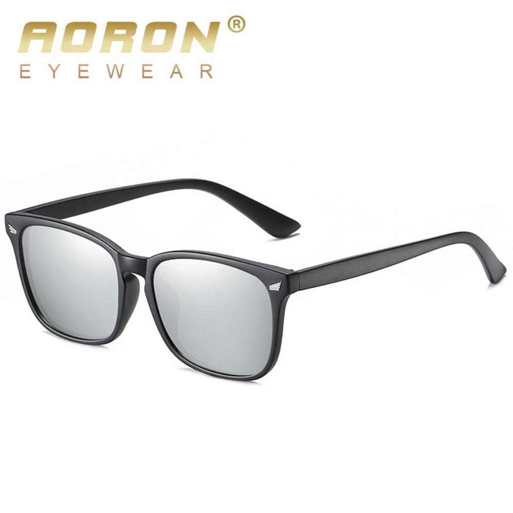 aoron Square Men's and Women's Polarized Sunglasses, Fashionable Colorful Sunglasses, Driving Night Vision Goggles