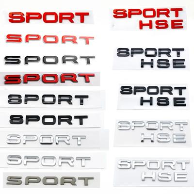 3D Новые SPORT HSE Буквы Ботинки Значки Эмблема для R/ange-R/over L/and-R/over D-iscovery D-Defender Наклейки на задний багажник автомобиля