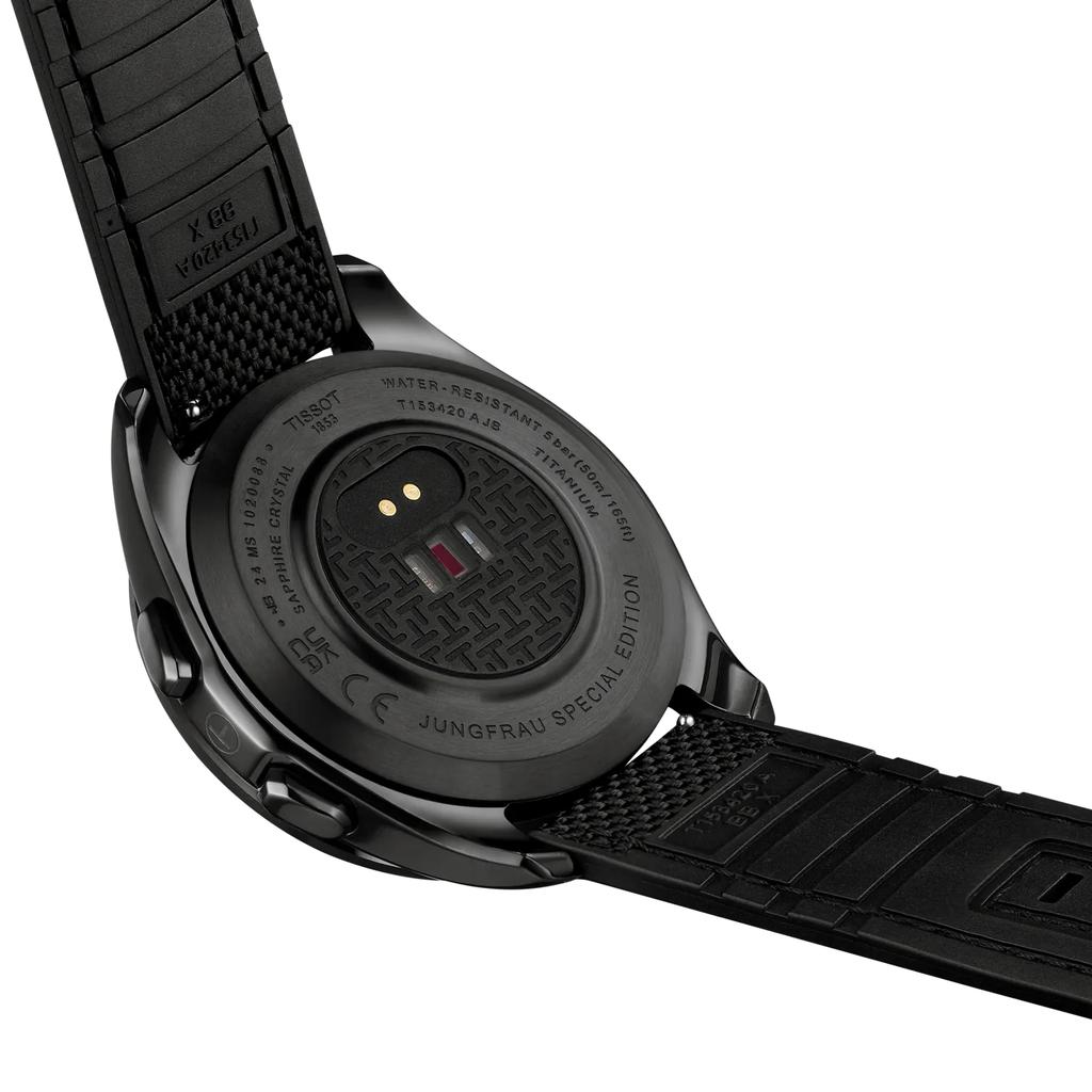 Tissot Мужские модные часы с черным циферблатом T153.420.47.051.06