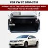 Full Coverage Trunk Mat For VOLKSWAGEN VW CC 2010-2018 17 16 15 14 13 12 11 Car Boot Cover Pad Interior Protector Accessories