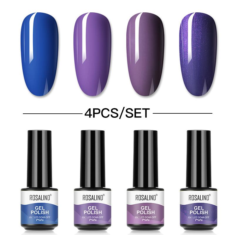 4 шт./10 шт./лот, гель-лак для ногтей, яркий блестящий УФ-гель, набор лаков для ногтей, полуперманентный гибридный лак для ногтей, художественный гель