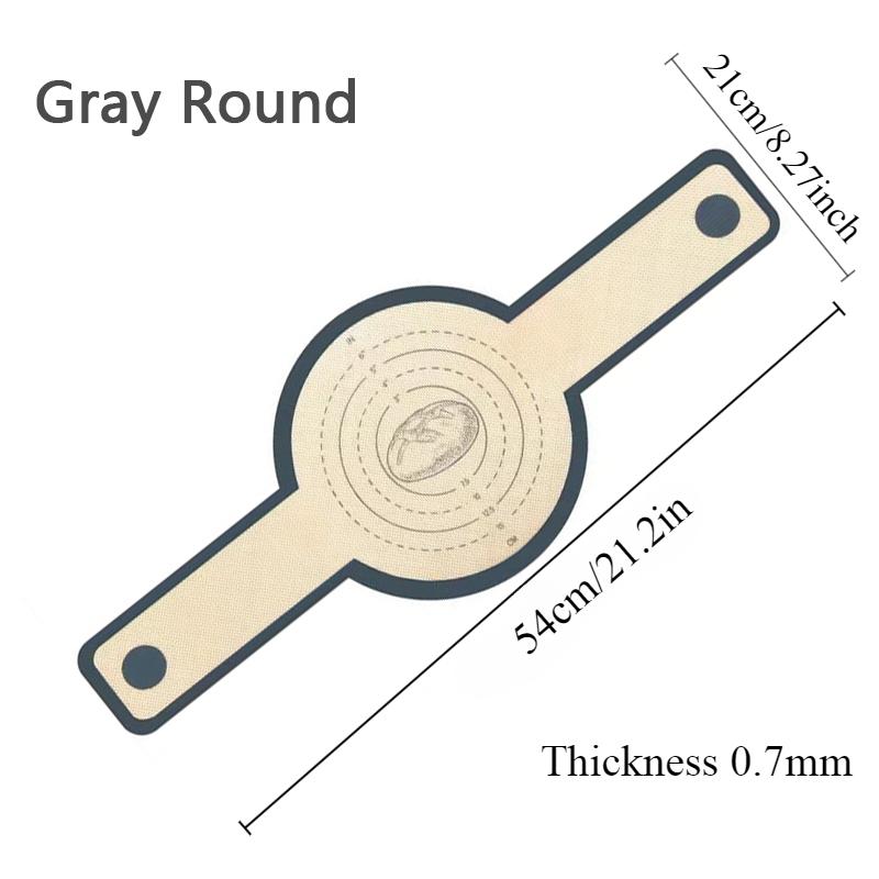 Многоразовая силиконовая хлебная петля для голландской духовки, коврик для выпечки с длинными ручками, антипригарные подкладки для переносного теста, принадлежности для выпечки