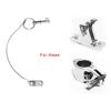 Durable Stainless Steel Quick Release Pin Marine Deck Hinge Jaw Slide Fitting for Pool Boats