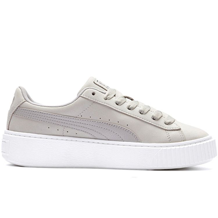 Puma Platform Shimmer - Grey Violet Women Sneakers White 369593-02
