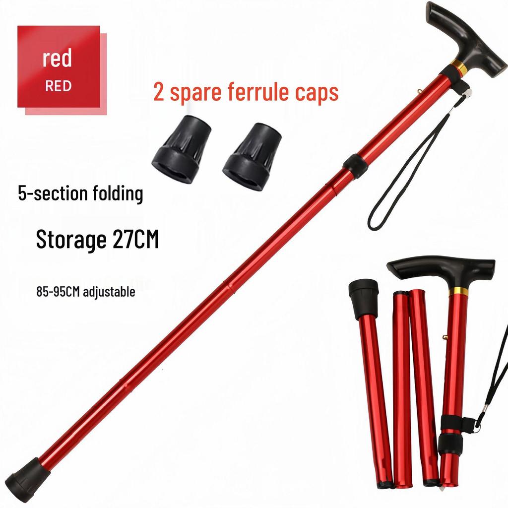 Телескопические треккинговые палки из алюминиевого сплава, складные палки для ходьбы по бездорожью для использования на открытом воздухе и для поддержки пожилых людей