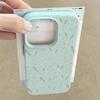 Стильный чехол-бампер из мягкого ТПУ с узором из синих цветов для iPhone 17 Pro Max и других моделей