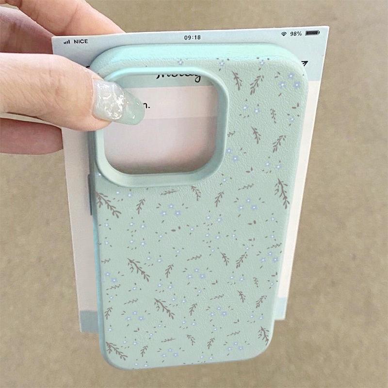Стильный чехол-бампер из мягкого ТПУ с узором из синих цветов для iPhone 17 Pro Max и других моделей