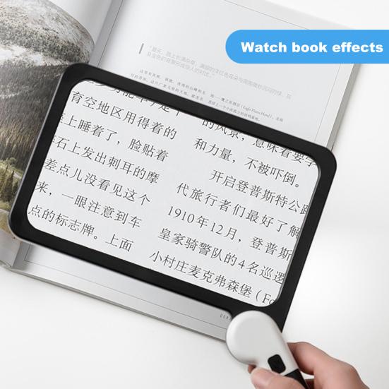 1 комплект, ручная лупа, регулируемая ручка, удобная ручка, яркость 5X, светодиодное увеличительное стекло, инструмент для ремонта, бытовые принадлежности