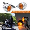 Universal Motorcycle Turn Signal Mini Bullet Flashing Indicator LED Turn Signal Brake Running Light