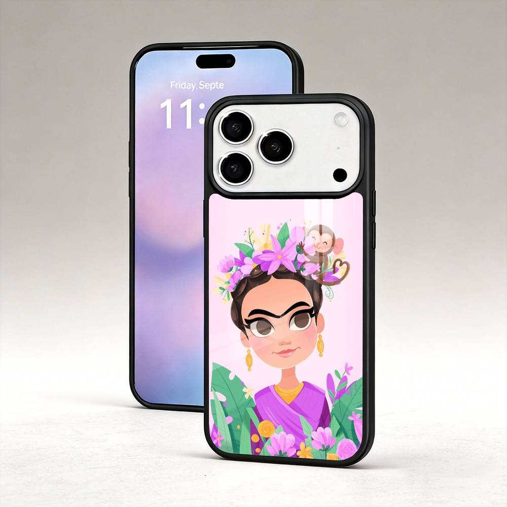 Чехол для телефона с искусством Фриды Кало для iPhone 17,16,15,14,13,12, Pro, Max Для Magsafe Магнитная Беспроводная Зарядка