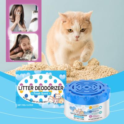 Дезодорант для кошачьего туалета Fresh Scent Candy Cat Toilet Deodorant Gel Freshener, 70 г