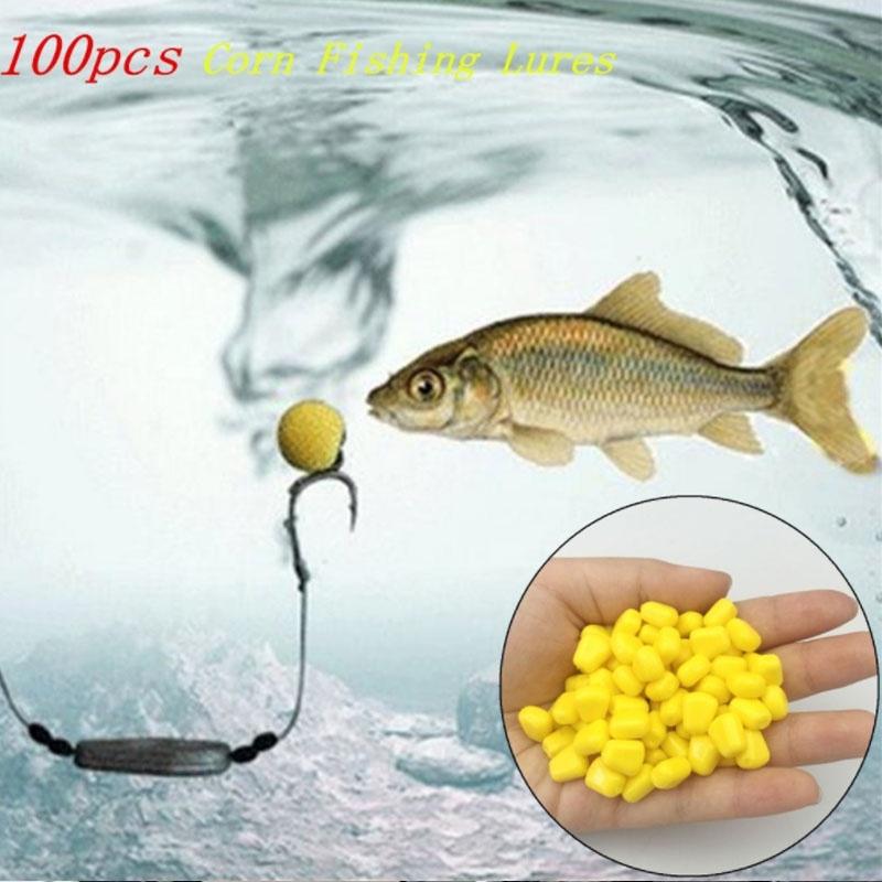 Ядра Fishing Soft 100 шт. / Пакет Bionic Corn Bait Lures Floating Baits