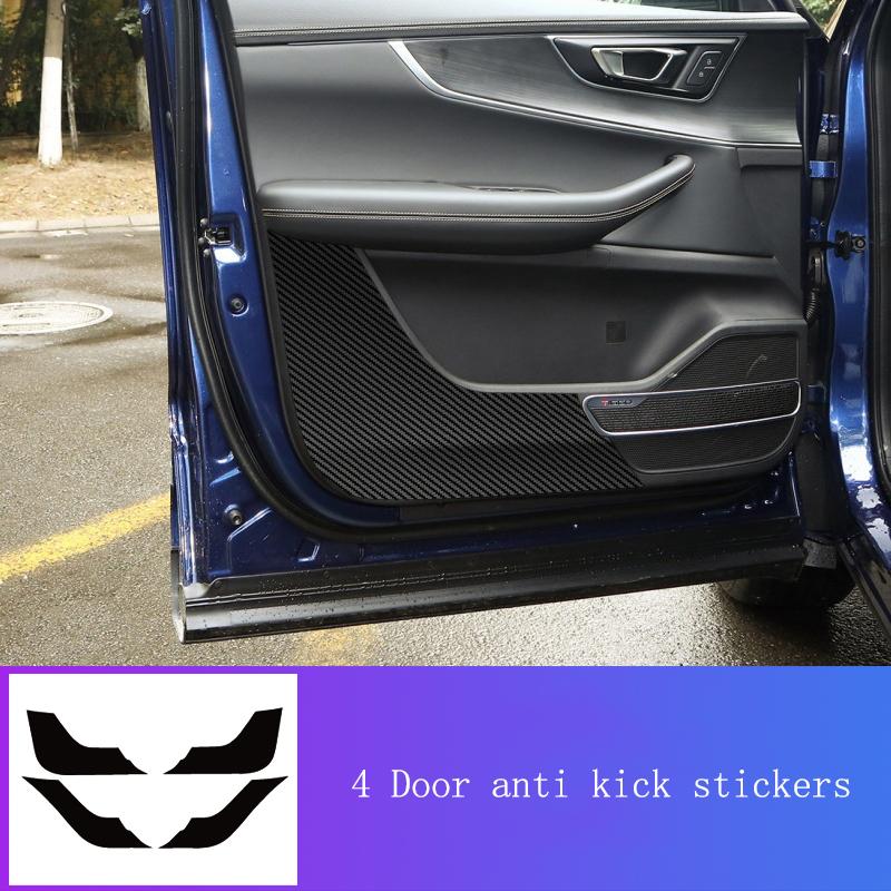 Chery Tiggo 7 Pro Наклейка на салон автомобиля, пленка с центральным управлением, линии из углеродного волокна, модифицированное украшение для автомобиля 