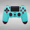 Wireless Controller for Playstation 4  BlackClear Blue