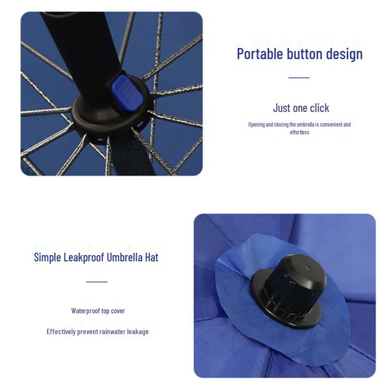 Yipan Windproof Folding Beach & Patio Umbrella