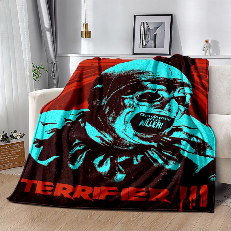 29 Style Terrifier Horror Movie Halloween Gift Soft Plush Blanket,Flannel Throw Blanket for Living Room Bedroom Bed Sofa Cover