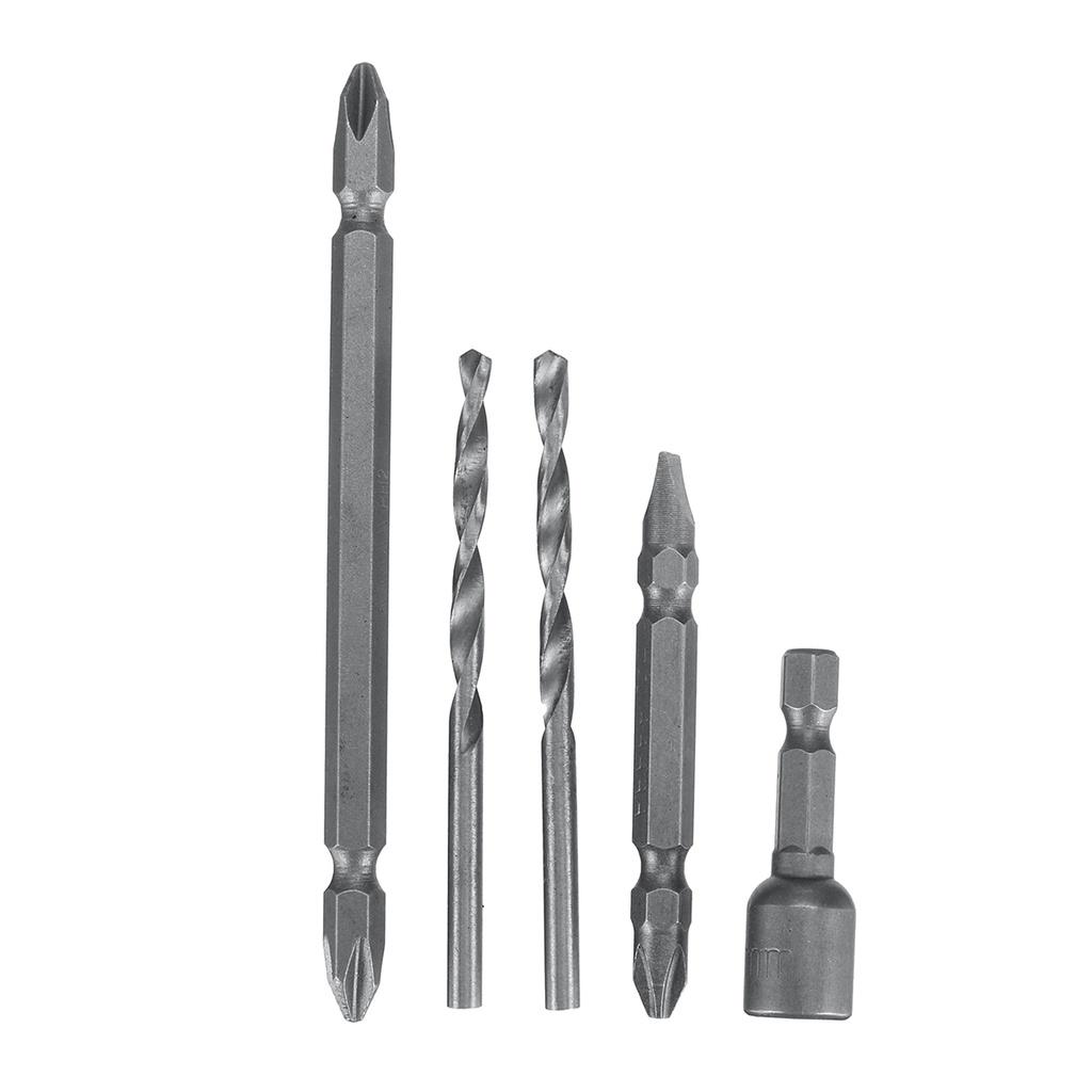 19 шт., набор электрических ударных гайковертов с шестигранной головкой, комплект переходников для сверлильного патрона, набор адаптеров для электрических дрелей, отверток