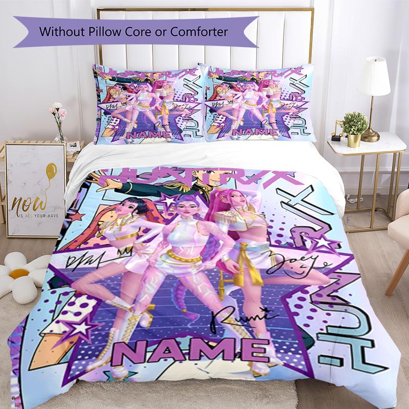 Hunters Customize your name Bedding Set Breathable Duvet Cover with Pillowcases Home Decoration Birthday Gift