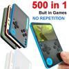 Портативная игровая консоль 500 классических игр ЖК-дисплей портативная ретро видео мини игровая консоль перезаряжаемая отличный подарок для детей и взрослых