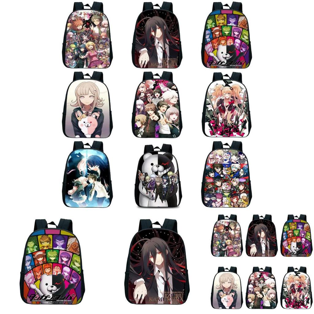 Рюкзак с аниме-принтом Danganronpa, водонепроницаемый, высокой вместимости, легкий, портативный, идеально подходит для школы и путешествий