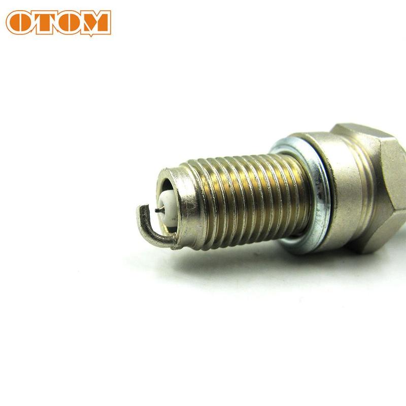 OTOM Motorcycle Parts Spark Plug For ZONGSHEN NC450 Engine NC RX4 ZS194MQ 450cc KAYO K6 T6 Motoland BSE VENTO Asiawing Xmoto