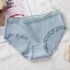 Женское хлопковое нижнее белье, женские трусы, трусики для молодых девушек, однотонные трусы для девочек