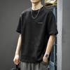 Short Sleeved Pure Cotton T-shirt for Men Summer Tee Trendy Brand Base Loose T-shirts